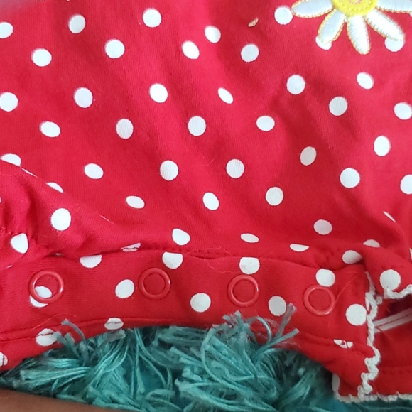nwt baby girls 12 mos. red/white polka-dot outfit - Picture 7 of 8